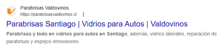 Resultado SEO en Google